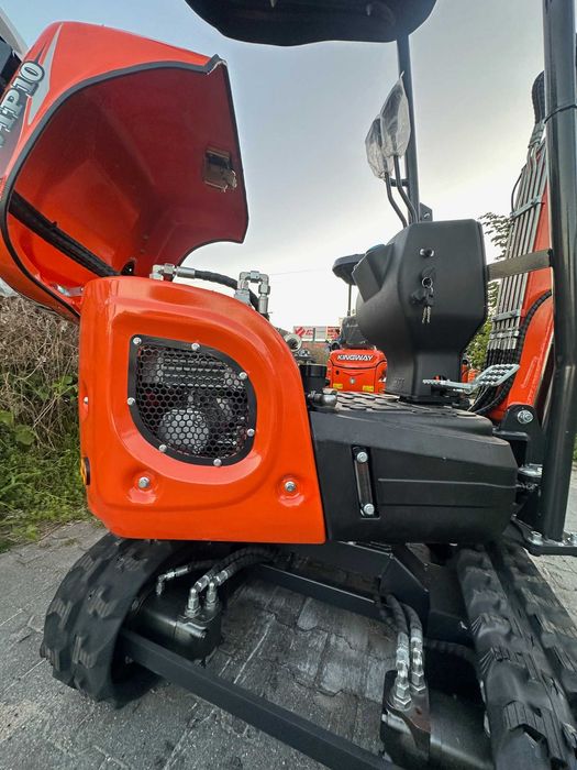 Minikoparka Kingway XT10 Vip10 DWUSEKCYJNA POMPA Ramię Skr 3 ŁYŻKI