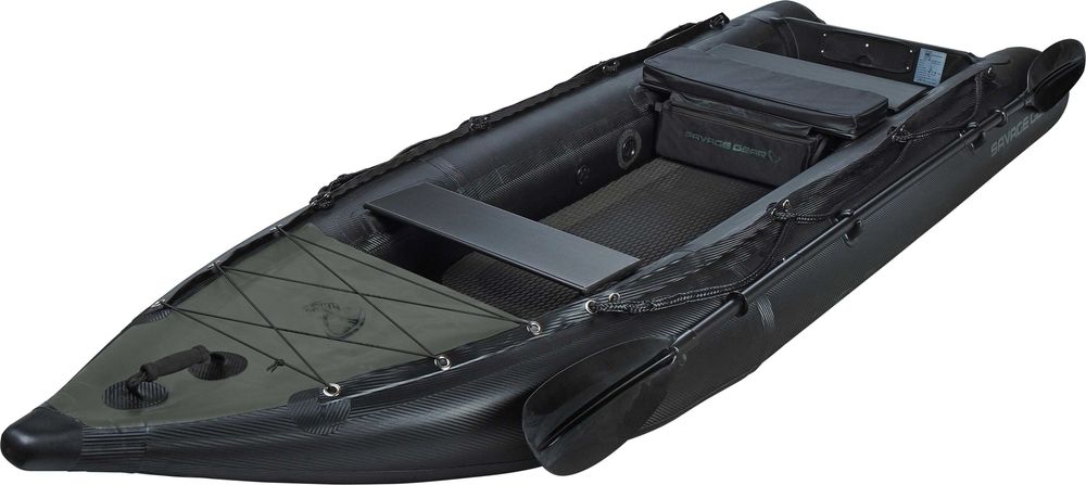 Kajak ponton wędkarski 330x110x30cm E-Rider Savage Gear CARBON optix