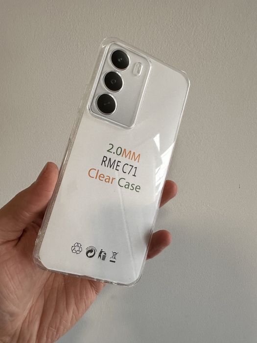 Etui plecki przeźroczyste 2mm + SZKŁO PREMIUM do REALME C71