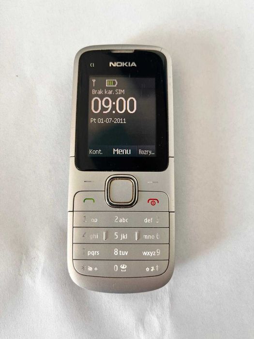 Telefon Nokia C1-01 – klasyczny, z klawiaturą, sprawny