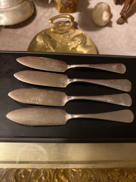 Pá Faca Mantegueira Prata Portuguesa contrastada Javali 10 cm