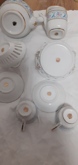 Serviço de café de porcelana