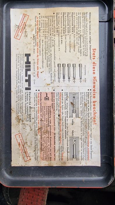 Osadzak gwoździarka hilti.