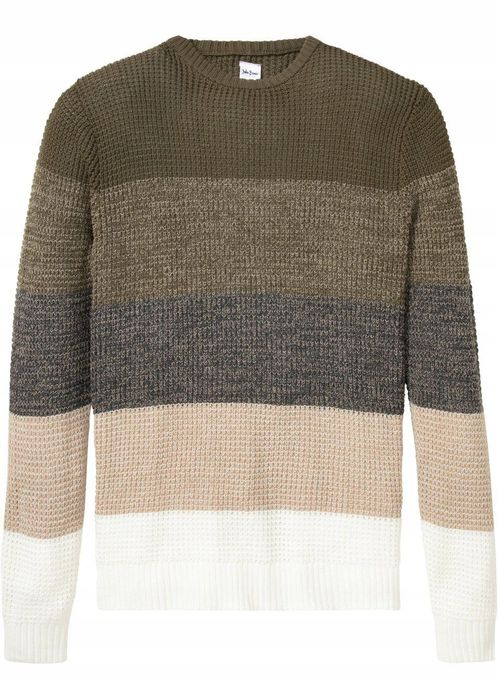 B.P.C sweter męski w paski S.