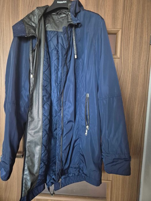 kurtka damska ze srebrnymi dodatkami 4XL