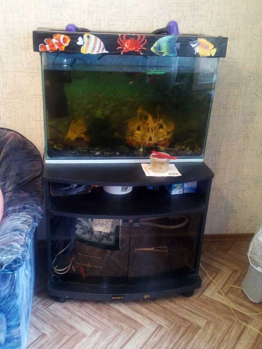 Акваріум до рибок 100л з тумбою