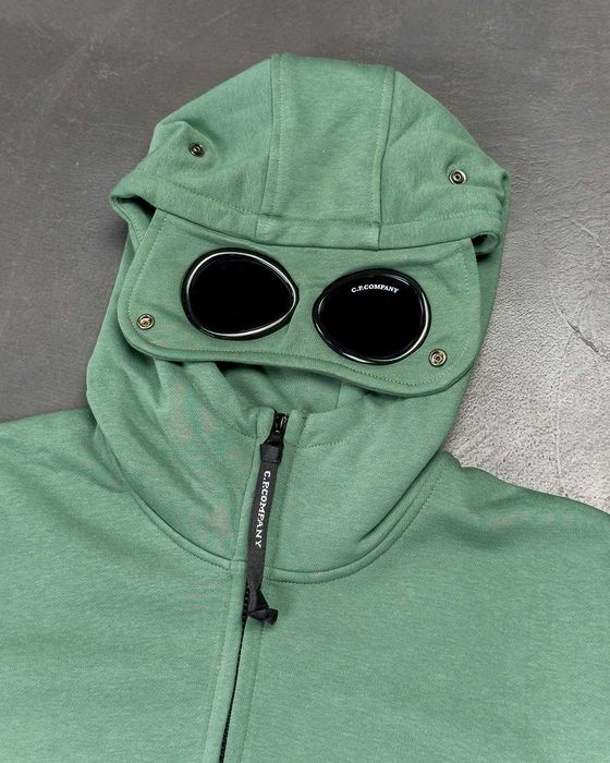 Худі C.P. Company Goggle Zip Hoodie Green