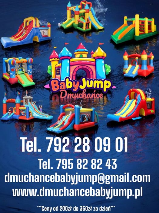 DMUCHAŃCE BabyJump - na wynajem