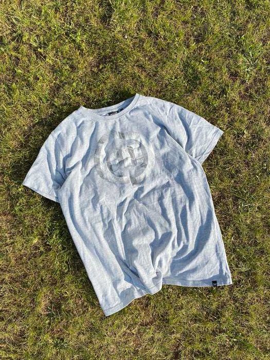 Koszulka męska z nadrukiem Animal Basic XL 2XL grey tshirt lato