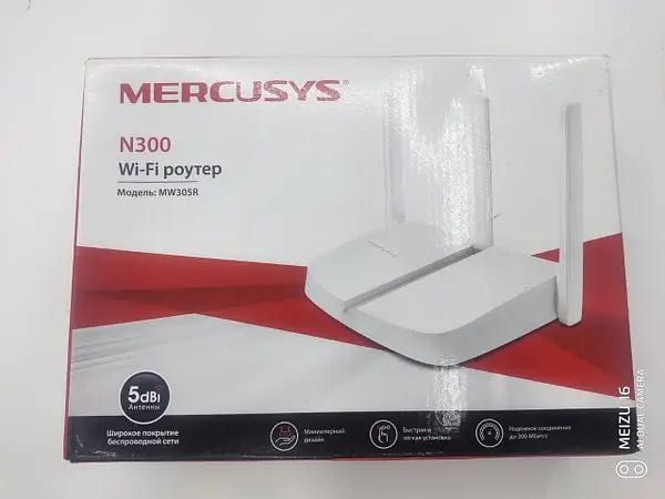 Бездротовий маршрутизатор 300Mbps + 3Lan, 3 антени MERCUSYS MW305R_V2