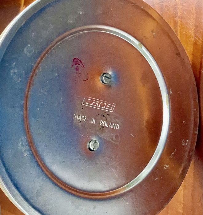Lampka biurkowa PRL – metalowa, regulowana – styl vintage