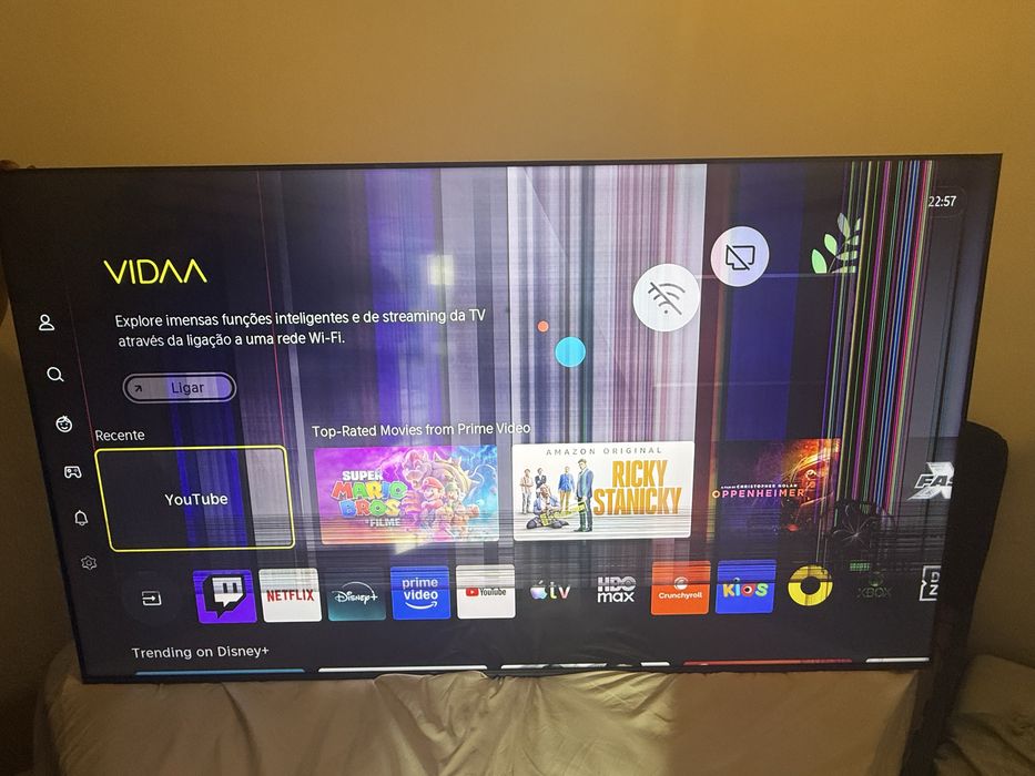 TV Hisense 75” 75U7Q Mini-LED 4K 144Hz - Ecrã Partido / Para Peças