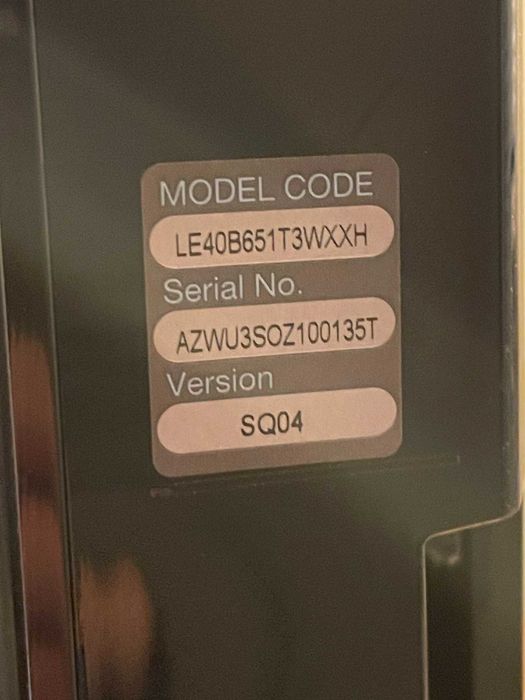 Telewizor Samsung LE40B651T3WXXH 40 cali