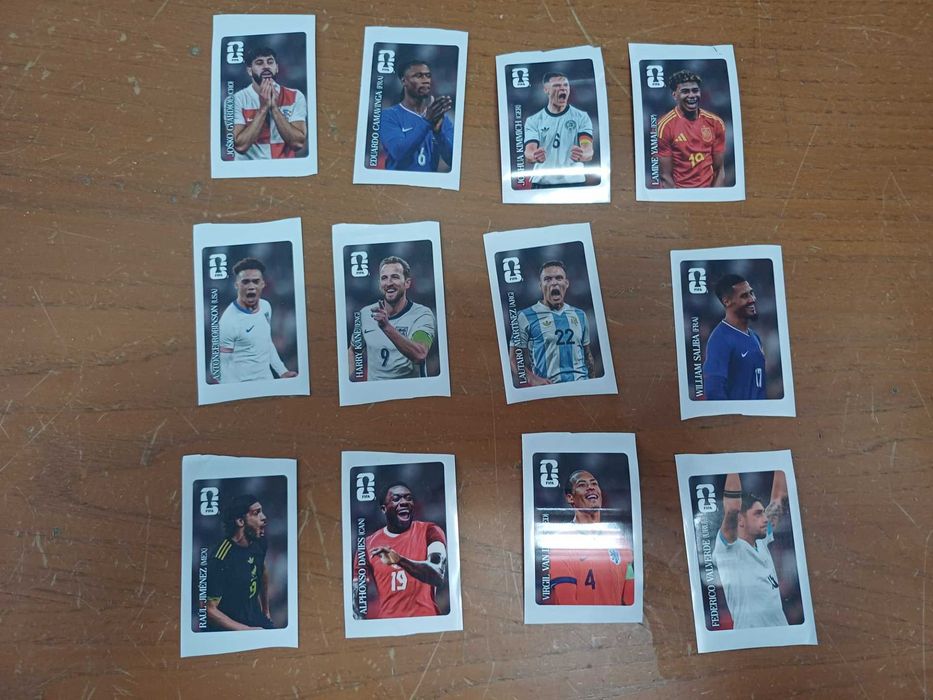 Mundial 2026 - Set completo 12 cromos da Coca-cola