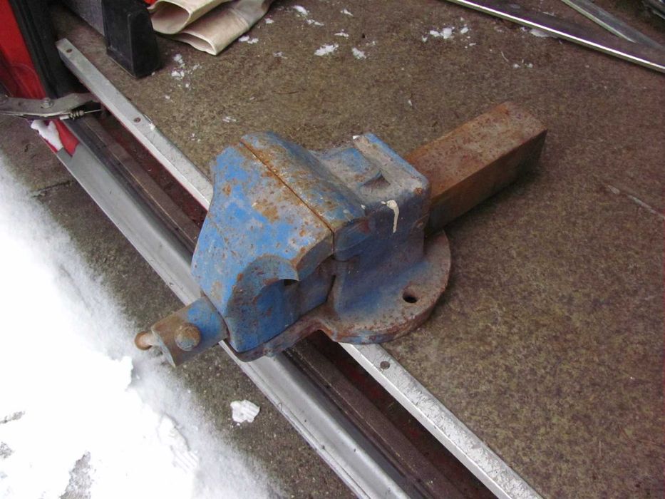 Imadło stalowe ślusarskie warsztatowe solidne duże ciężkie