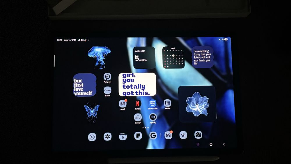 Tab samsung s10 lite 128GB (Spen e carregador incluídos)