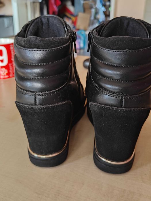 Botki sneakersy buty półbuty jesień zima damskie młodzieżowe r40 jak nowe