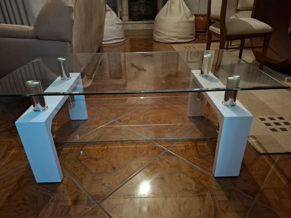 Mesa de vidro 100cm x 60cm