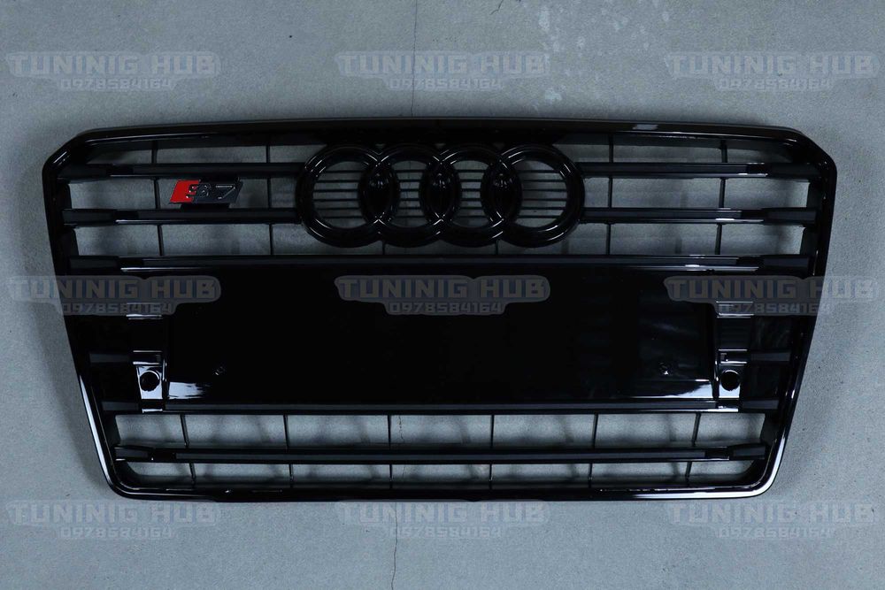 решетки радиатора ауди audi a1 q3 a4 q5 a6 a7 a8 rs s-line s решітки