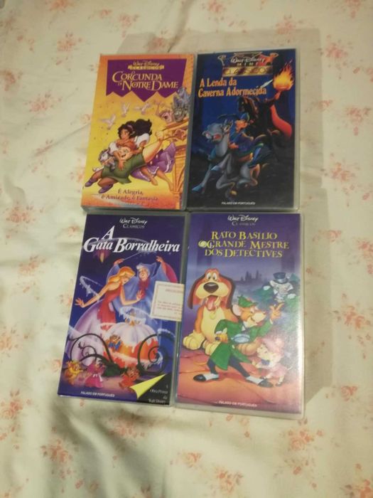 DVD's e cassetes VHS