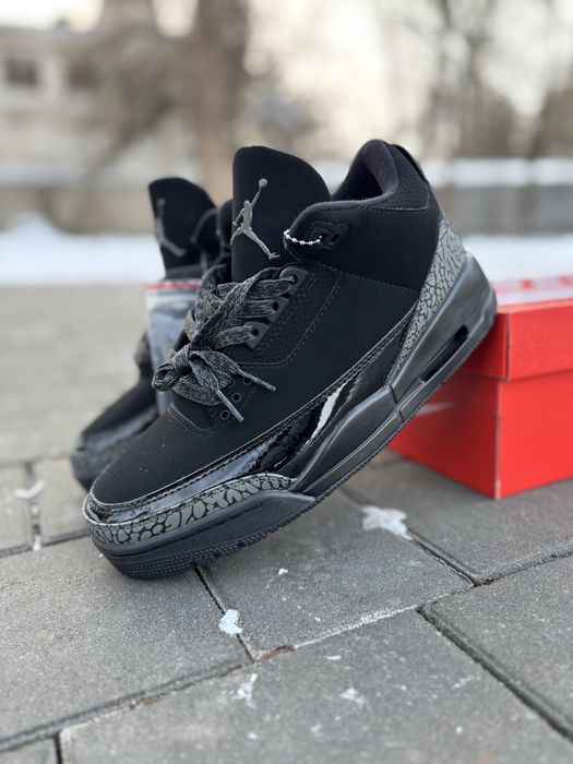 Кросівки Nike Air Jordan 3 Retro Black Cat