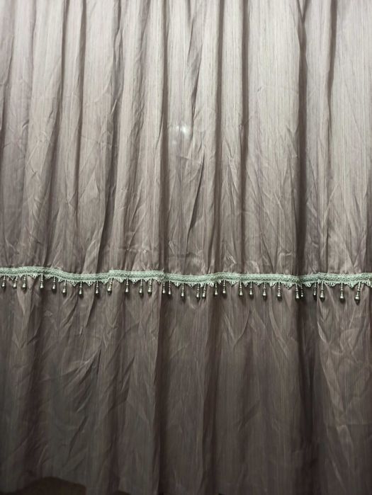 Шторы нарядные, мягкий капрон.