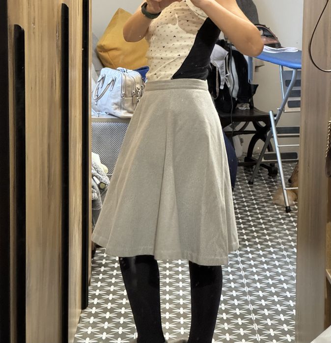 Сіра спідниця  Vero Moda, 38 розмір