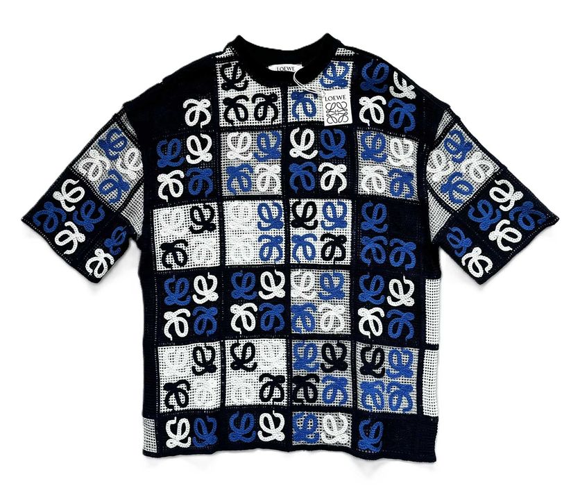 Loewe hand made t shirt męski Oversize M/L, XL