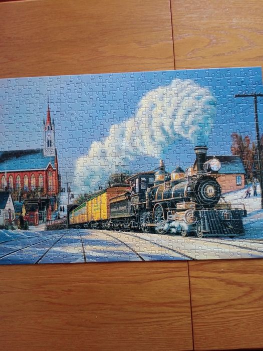Puzzle Castorland 500 Dworzec kolejowy
