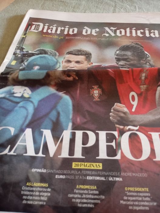 Portugal campeão europeu de futebol em 2016