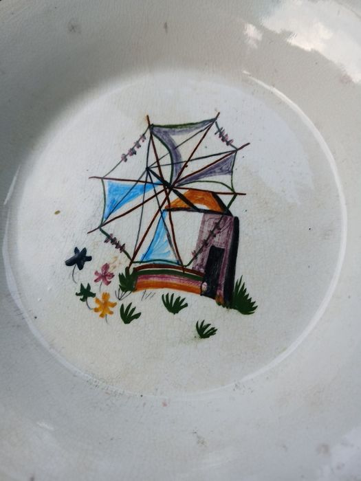 SECLA - Peça da Fábrica Secla- Representa  uma frigideira