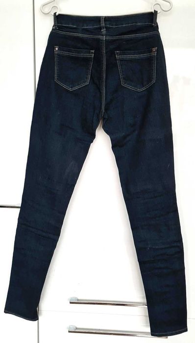 Denim Co Super Skinny Jeansy granatowe r. 36 rurki