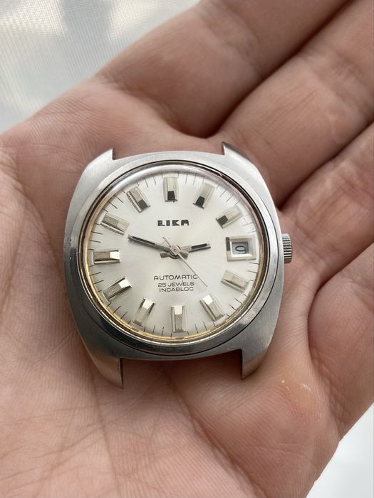 Lika Automatic 25 Jewels Stal 36mm