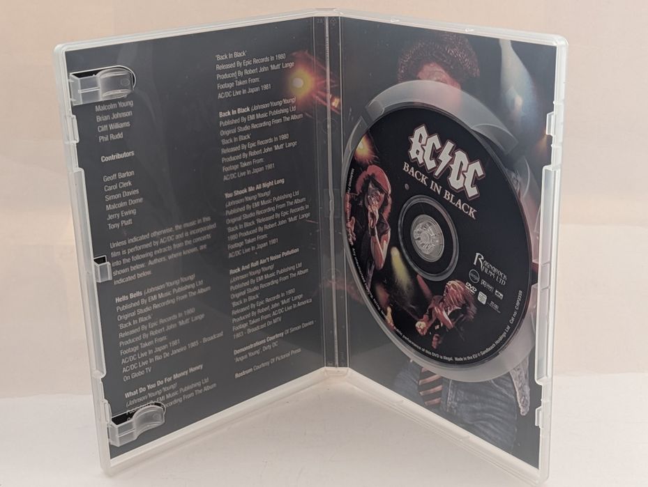 DVD ACDC Back on Black
