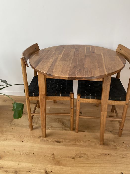 Ikea stół nackanas drewniany 100% drewno akacjowe