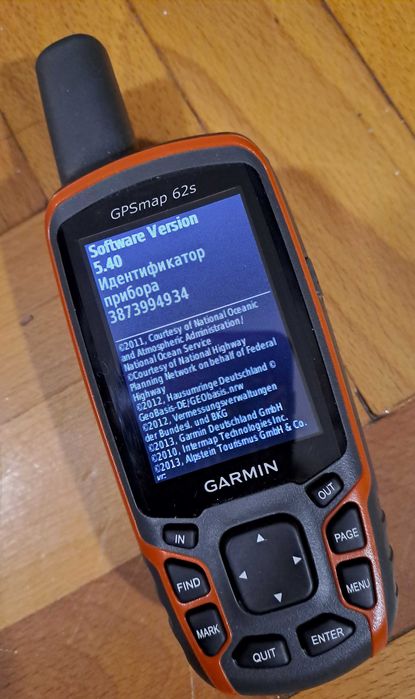GPS навігатор Garmin GPS map 62s