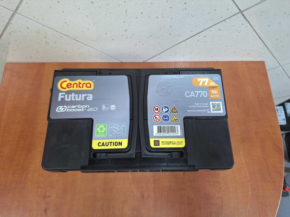 LRY Nowy akumulator Centra Futura 77Ah 760A - Varta Bosch