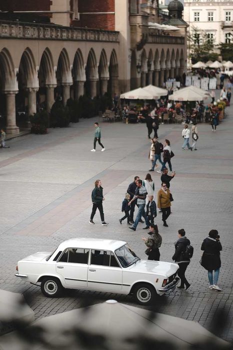 Zabytkowy samochód do ślubu FIAT 125p auto ślub wesele retro klasyk