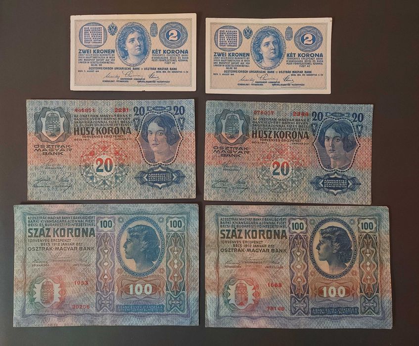 Австро-Угорські крони, польські злоті