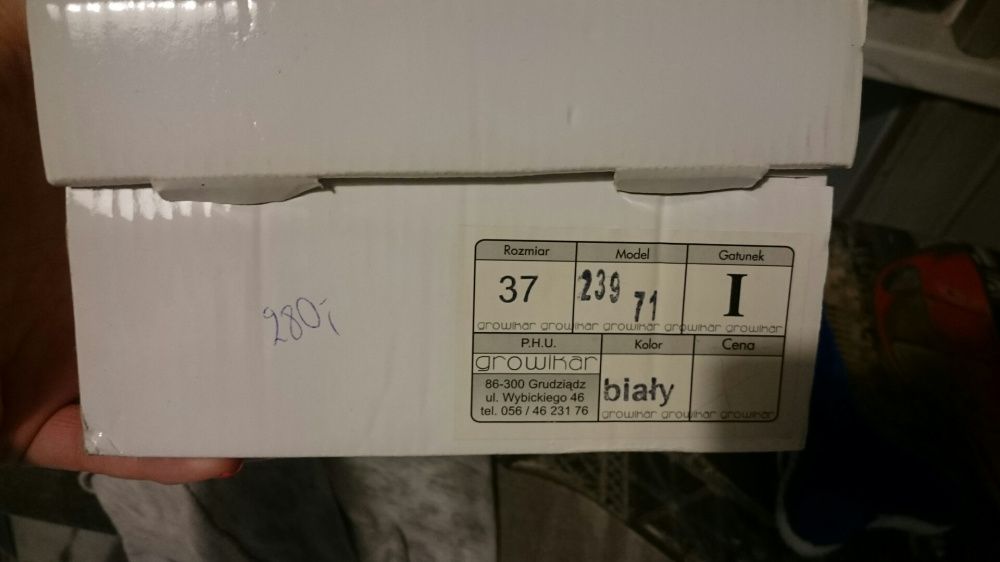 Buty szpilki obcas ślubne growikar