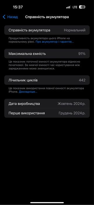 Iphone 16 PRO MAX 256 Natural Titanium ідеальний стан