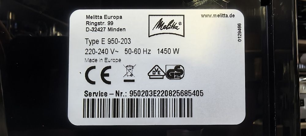 Кавові машини Melitta Caffeo Solo 4/5/6