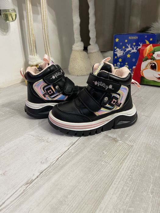 Ботинки зимові для дівчинки, чобітки зимові 24-27рр