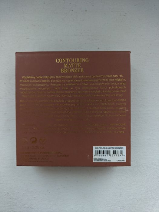 Pierre René contouring matte bronzer wypiekany puder brązujący