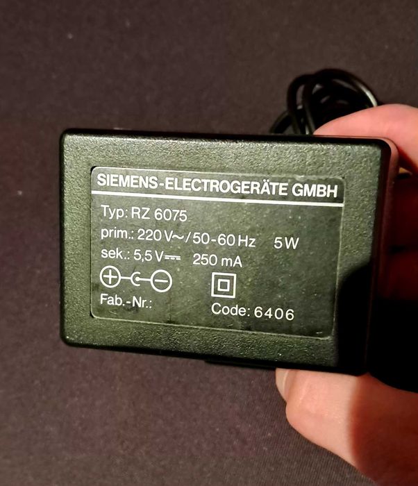 Zasilacz 5,5v/ 250mA