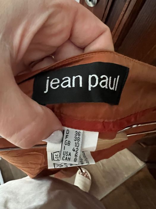 Jean Paul spodnie do kostki pomarańczowe rozmiar s 36 eleganckie