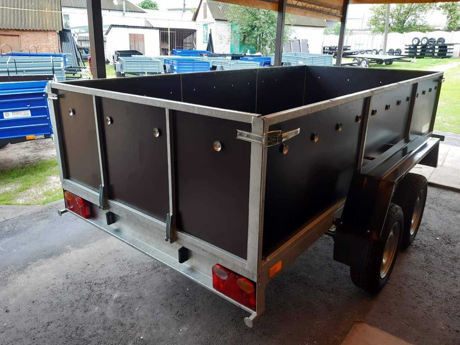 Прицепы в Чернигове. Двухосный Оцинкованный с бакелитовой фанеры