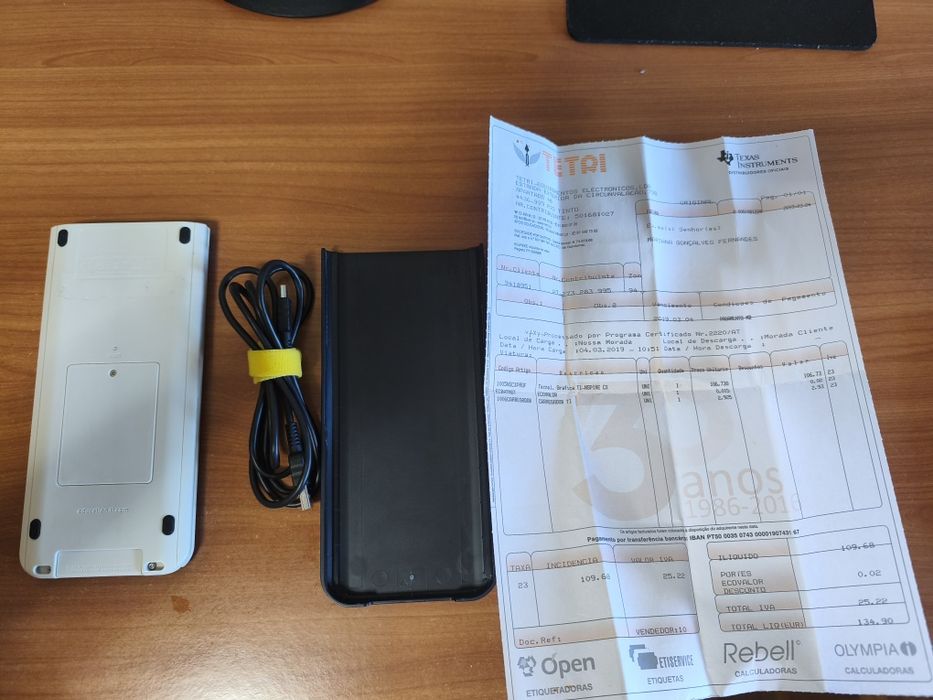 Calculadora Gráfica Texas Instruments TI‑Nspire CX + Cabo USB + Capa
