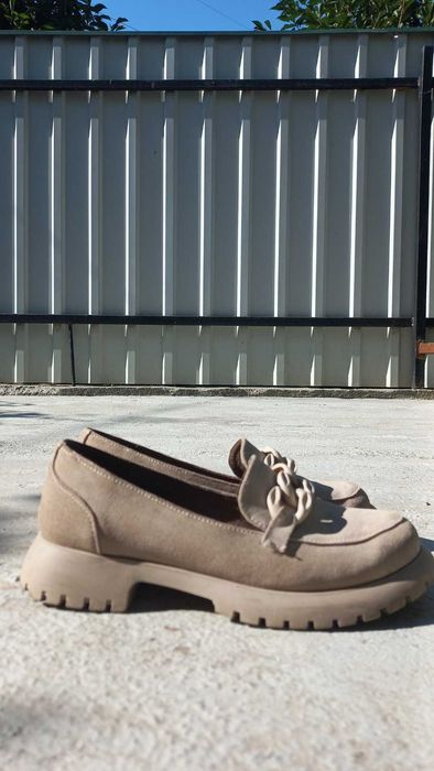 Туфлі натуральний замш