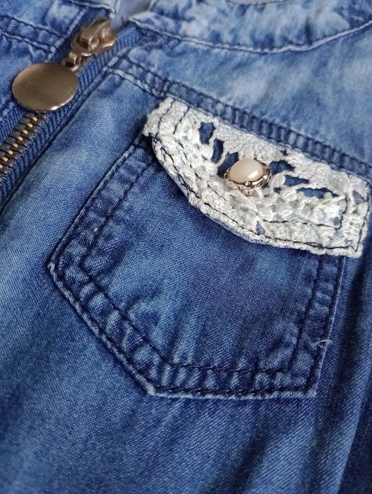Sukienka jak jeans rozm. 104/110